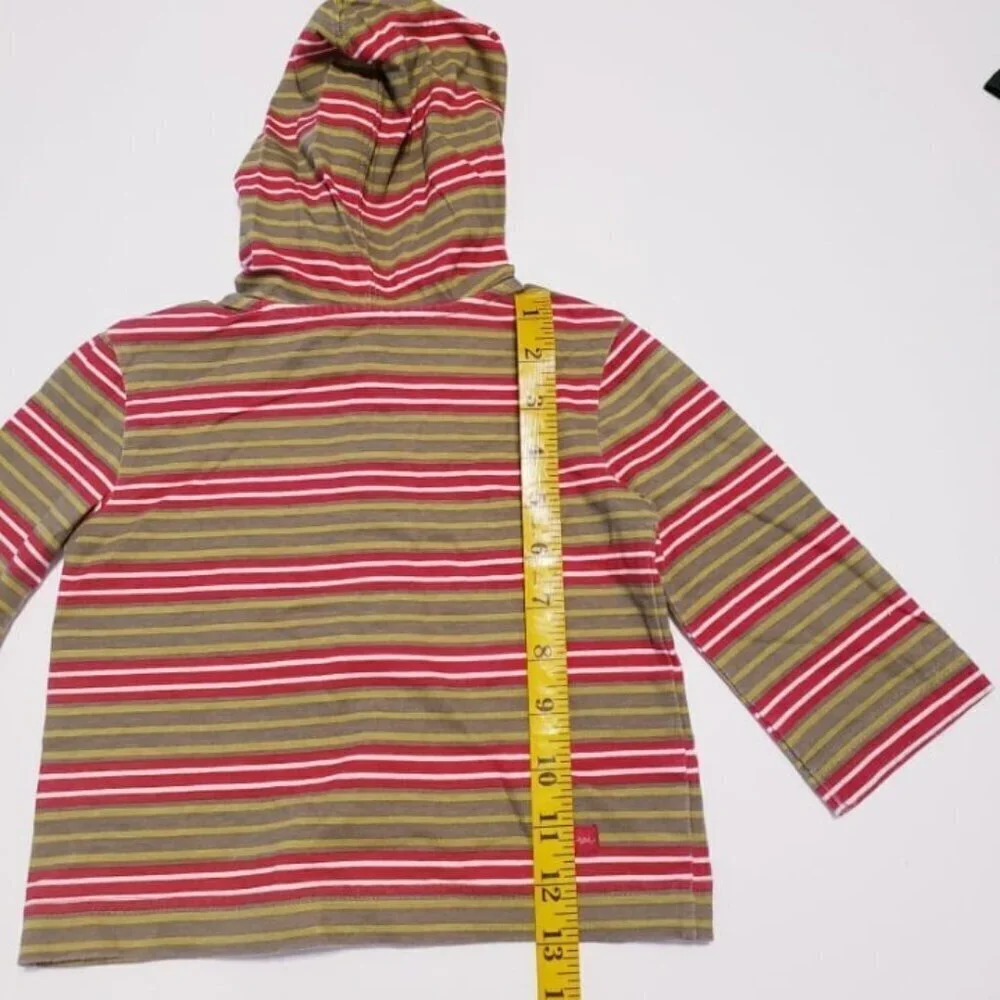 Tea Collection 12-18 hoodie baby boy stripes